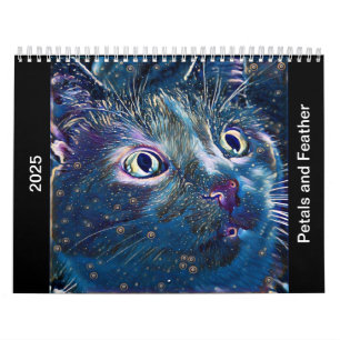 Calendrier 2025 des pétales et de la plume et amis