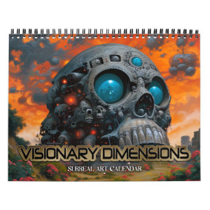 Calendrier 2025 Dimensions Visionnaires 10 Art Surreal