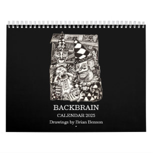 Calendrier 2025 du backcerveau (double page)