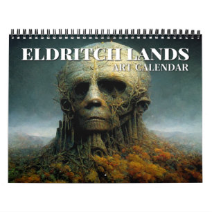 Calendrier 2025 Eldritch Lands 1 Dark Imaginaire Art Calendar