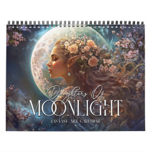 Calendrier 2025 Filles D'Imaginaire Lune