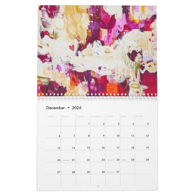Calendrier 2025 Fine Art Calendar by Siena Becket Designs (Dec 2026)