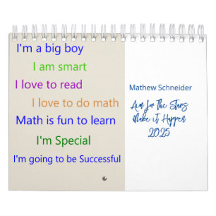 Calendrier 2025 Je suis un gros garçon avec succès