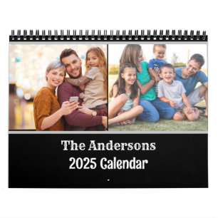 Calendrier 2025 Modern Créer votre propre famille personnalis