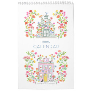 Calendrier 2025 / Moyen 17 po x 11 po / Page simpl