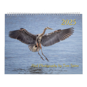 Calendrier 2025 - Photographies d'oiseaux par Tom 