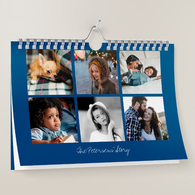 Calendrier 2025 photos de famille personnalisées créez votre  (Créateur téléchargé)