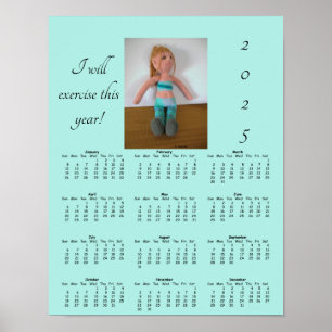 Calendrier 2025 - Poster Promise Exercise