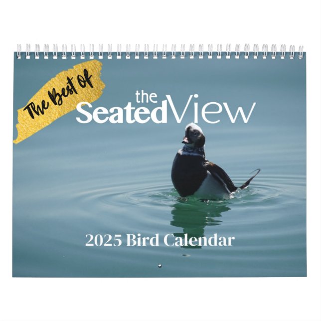 Calendrier 2025 The Best of Calendar of The Seated View Bird  (Protection)