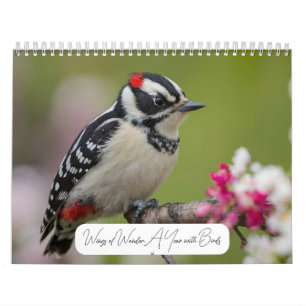 Calendrier 2025 Une année avec les oiseaux Photo personnalisé