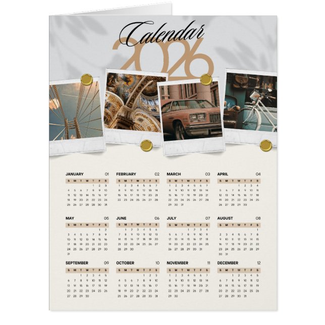 Calendrier 2026 (Devant)