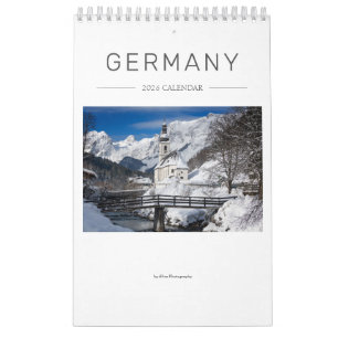 Calendrier 2026 Allemagne nature & paysage photographie