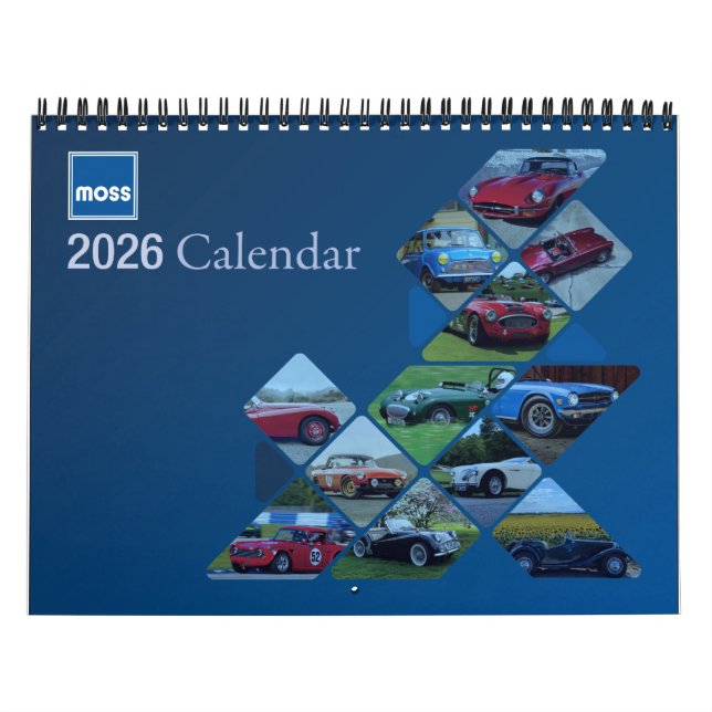Calendrier 2026 British Classics Calendar (Protection)
