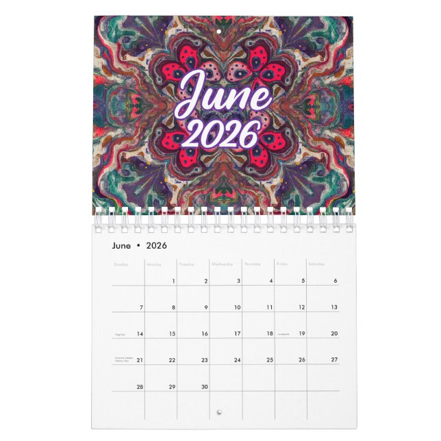 Calendrier 2026 calendar  (Jun 2026)