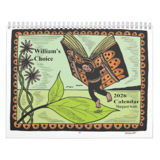 Calendrier 2026 calendar featuring artwork by Margaret Scott