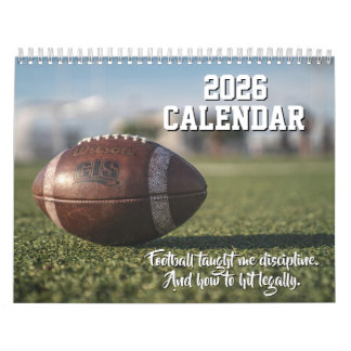 Calendrier 2026 Calendar Football Sport Player Fan Coach Team