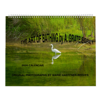 Calendrier 2026 CALENDAR:THE ART OF BATHING by A.GRATE EGRET 