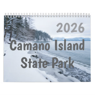 Calendrier 2026 Camano Island State Park Personnalisé