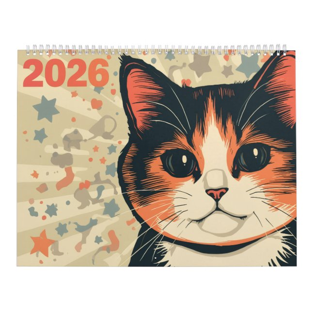 Calendrier 2026 Cat Lover Calendar (Protection)
