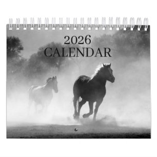 CALENDRIER 2026 CHEVAUX SIMPLES