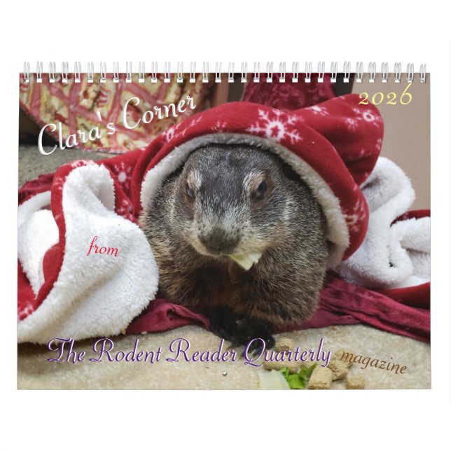 Calendrier 2026 Clara's Corner Groundhog Calendar G (Protection)