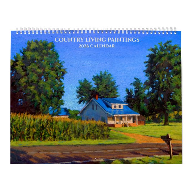 Calendrier 2026 Country Living Painting Calendar (Protection)