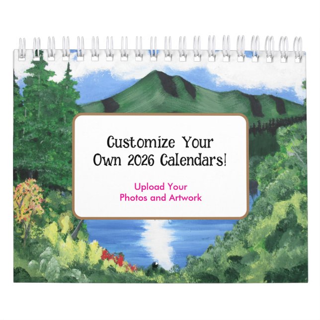 Calendrier 2026 Customizable Calendar - Upload Your Photos (Protection)