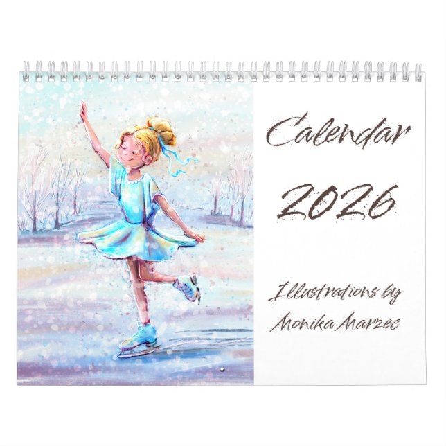 Calendrier 2026 « Danse » de Monika Marzec (Protection)