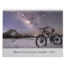 Calendrier 2026 - Échantillon de Zion Country de S