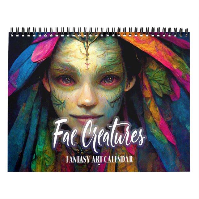 Calendrier 2026 Fae Creatures Imaginaire Art Calendar (Protection)