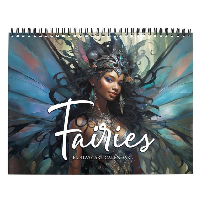 Calendrier 2026 Fairies 9 Imaginaires noirs (Protection)