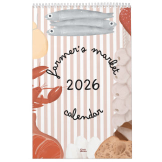 Calendrier 2026 Farmer's Market Calendar - 