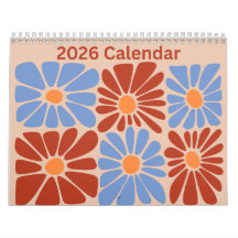 2026 Flower Art Calendar
