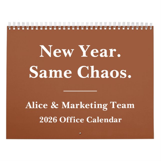 Calendrier 2026 Funny Office Year-Round Laughs (Protection)