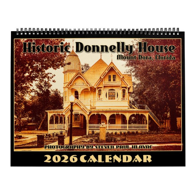 Calendrier 2026 Historic Donnelly House Victorian Calendar (Protection)