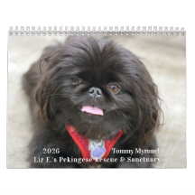 2026 Liz E.'s Pekingese Calendar
