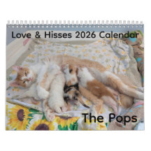 2026 Love & Hisses Calendar - the Pops