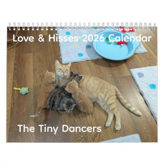 Calendrier 2026 Love & Hisses Calendar - The Tiny Dancers