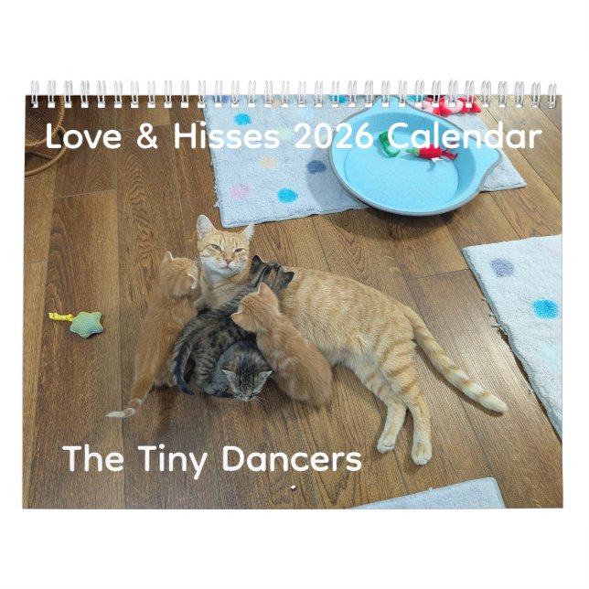 Calendrier 2026 Love & Hisses Calendar - The Tiny Dancers (Protection)