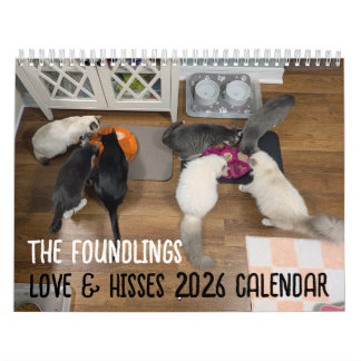 Calendrier 2026 Love & Hisses - les Enfants Trouvé