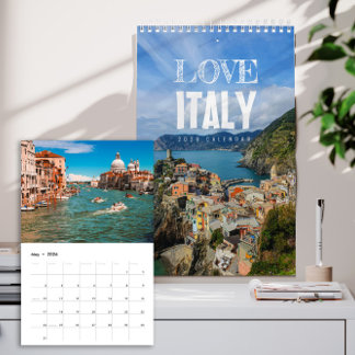 Calendrier 2026 Love Italy Calendar