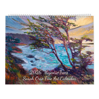 Calendrier 2026 Majestic Trees Calendar