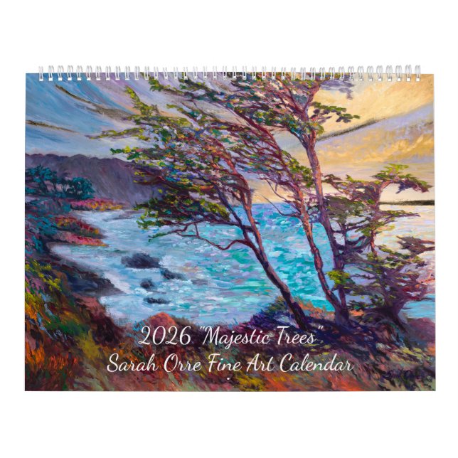 Calendrier 2026 Majestic Trees Calendar (Protection)