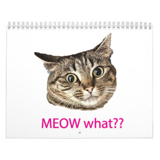 Calendrier 2026 MEOW what?? Calendar