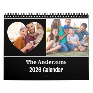 Calendrier 2026 Modern Créer votre propre famille personnalis