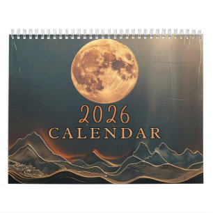 Calendrier 2026 Personnalisable Celestial - Ajouter Vos Photo