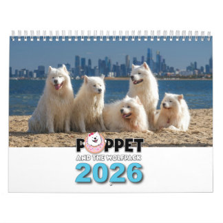 Calendrier 2026 Poppet et la meute