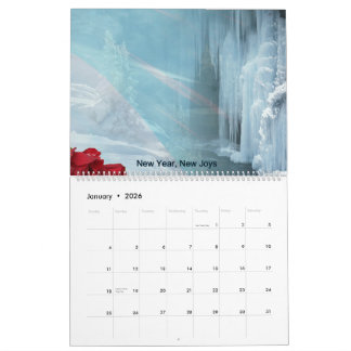 Calendrier 2026 Scenic Seasons Monthly Wall Calendar