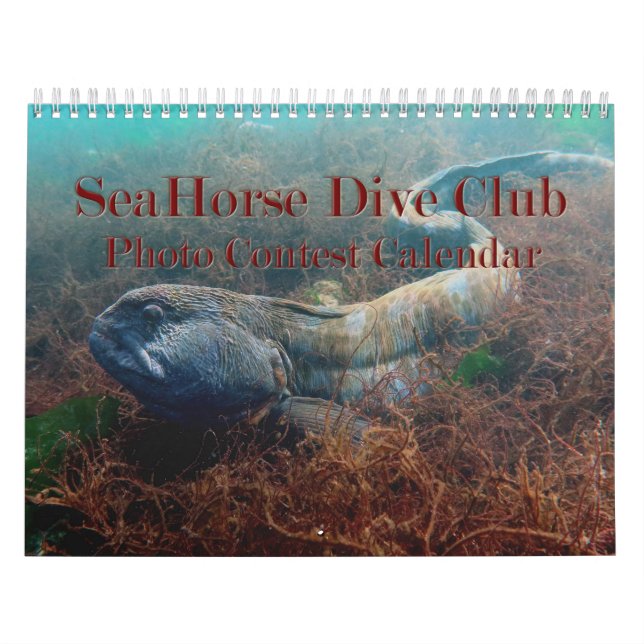 Calendrier 2026 SeaHorse Dive Club Photo Contest Calendar (Protection)