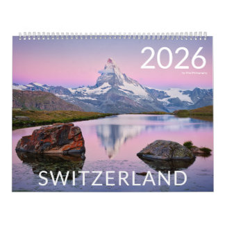 Calendrier 2026 Suisse photo nature & paysage
